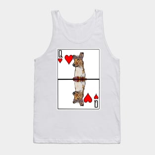 Smooth Collie Heart Queen Tank Top